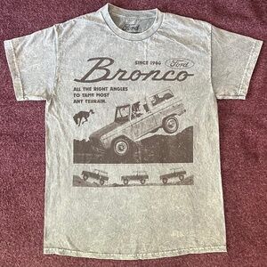 FORD BRONCO VINTAGE WASH GRAPHIC T SHIRT SIZE M